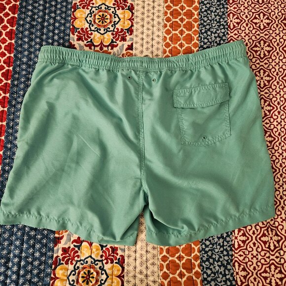 Turquoise/Blue Black Brown 1826 Men's XL Lined Swim Board Shorts Summer Wear - Picture 10 of 10